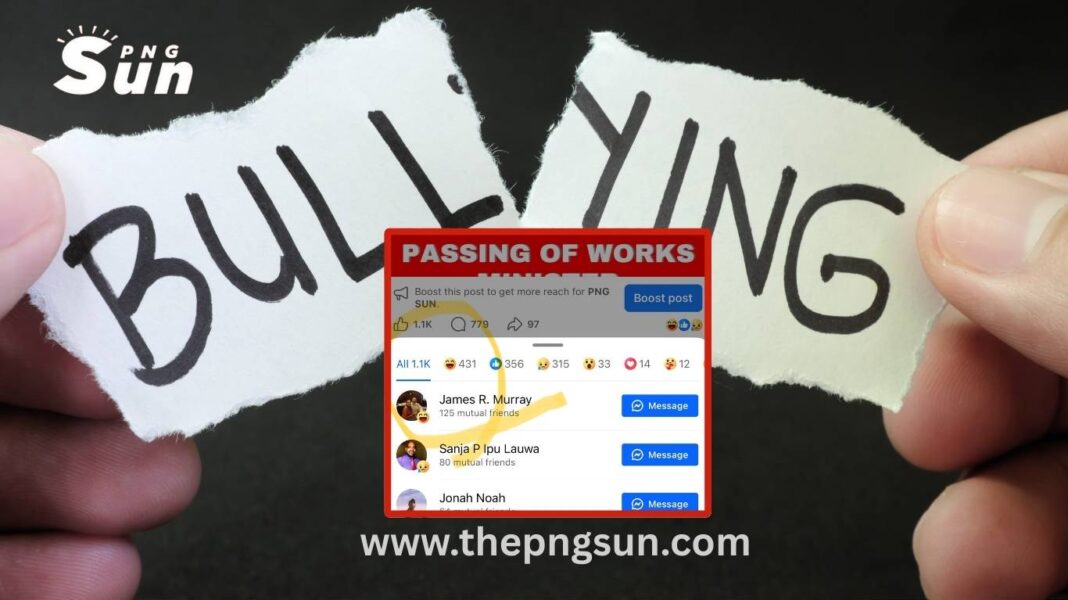 cyberbullying image and mocking death in PNG, a cultural shock